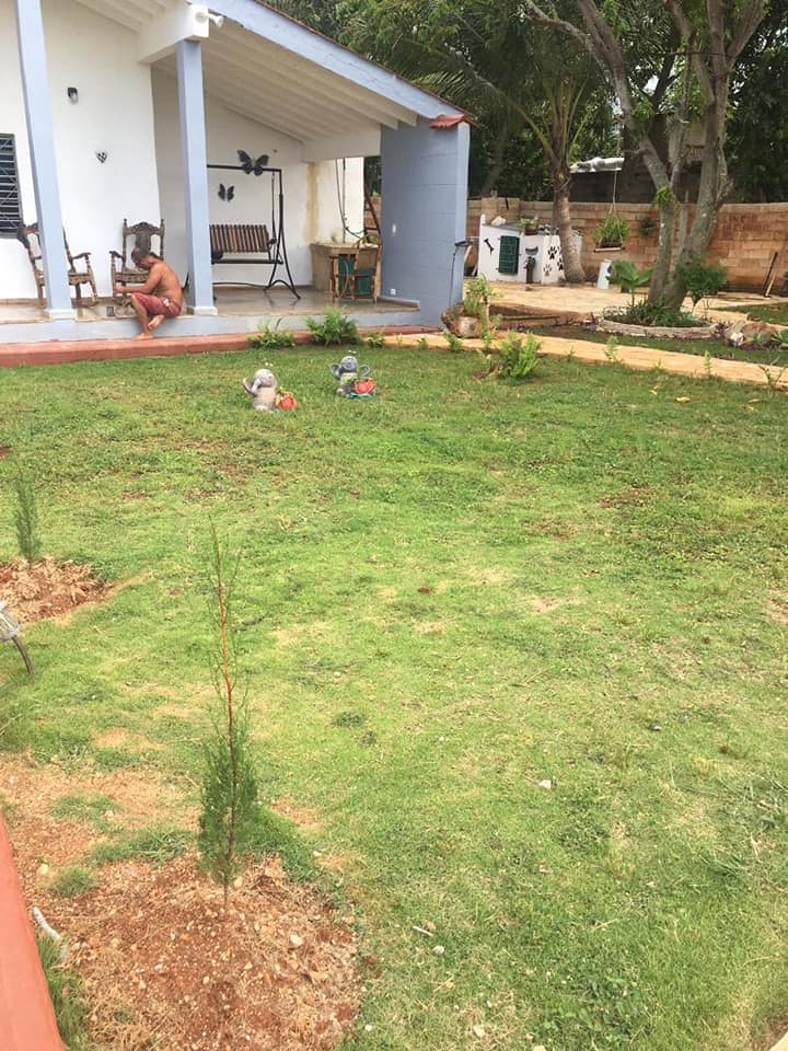 Patio Privado al Mar.